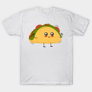 Cute Tacos Design T-Shirt